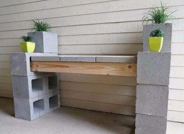 Если на даче остались лишние бетонные блоки Если на даче остались лишние бетонные блоки