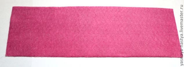 МК Красивый цветок из фетра