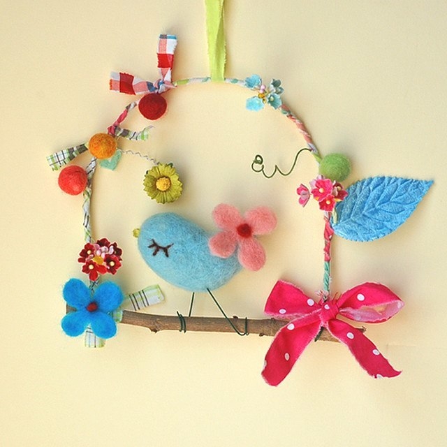 Птички + шаблон