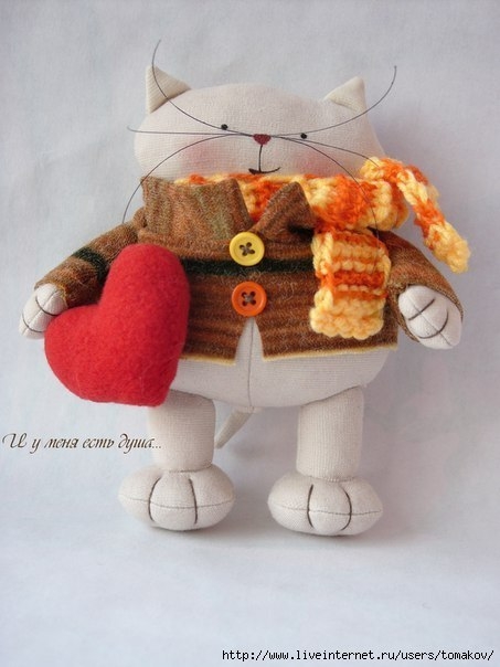 Чудные котики с выкройкой