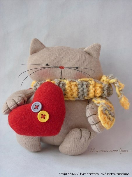 Чудные котики с выкройкой