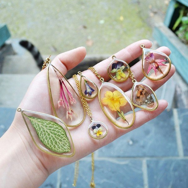 Гербарий в эпоксидной смоле от Miranda Min