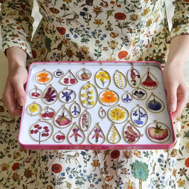 Гербарий в эпоксидной смоле от Miranda Min