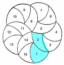 Красивый коврик звезда спицами