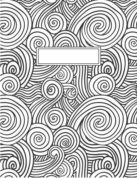 Обложки для тетрадей - раскраски