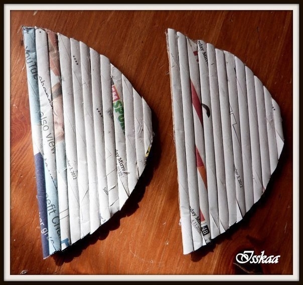 Сундук из газетных трубочек