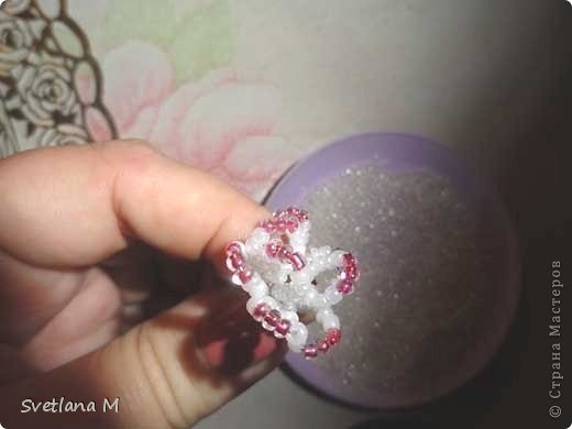 МК Подснежники из бисера