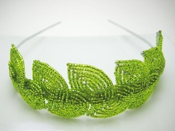 Ободок из бисера