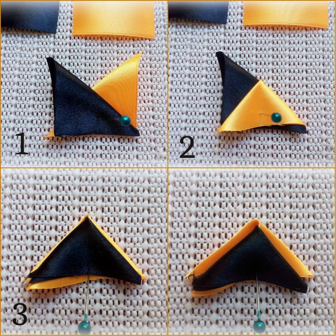 Бабочка из лент