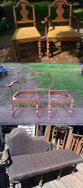 Вторая жизнь старых стульев