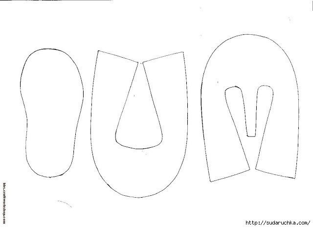 МК Шьем тапочки пинетки