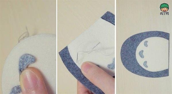 Милый брелок из фетра