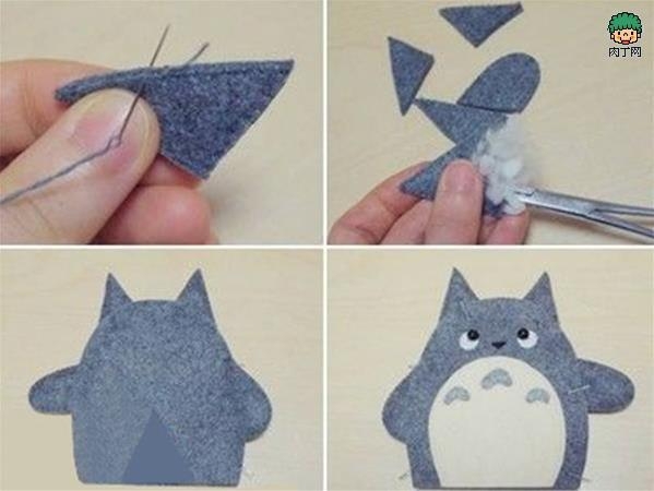 Милый брелок из фетра