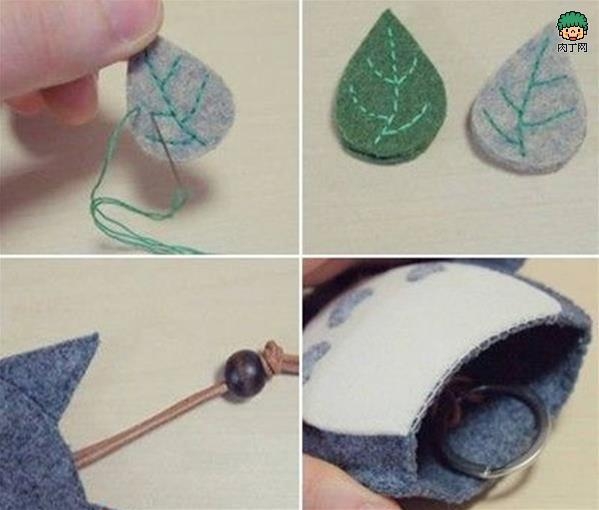 Милый брелок из фетра