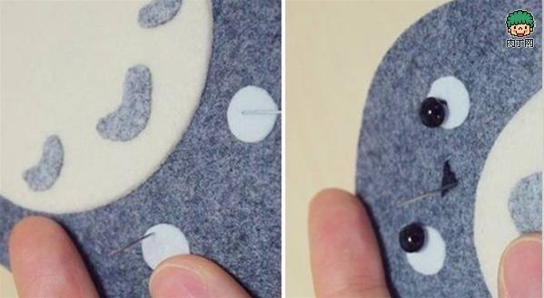 Милый брелок из фетра