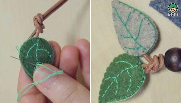 Милый брелок из фетра