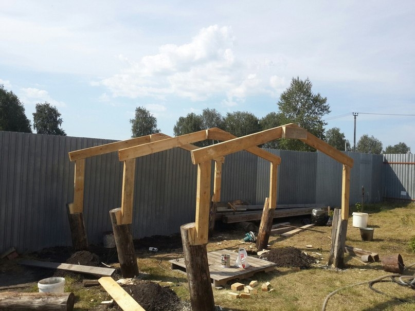 Беседка своими руками