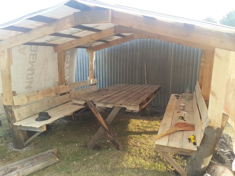 Беседка своими руками