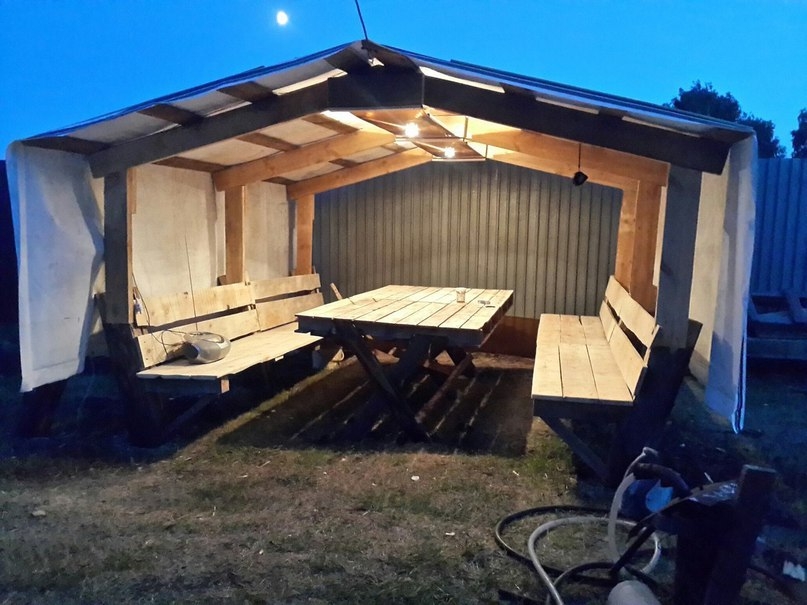 Беседка своими руками