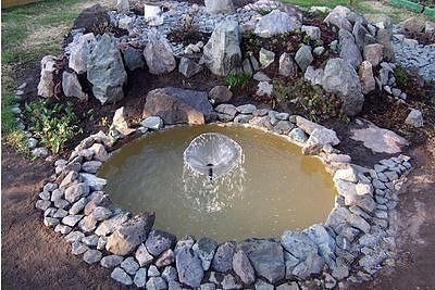 Декоративный пруд из покрышки своими руками